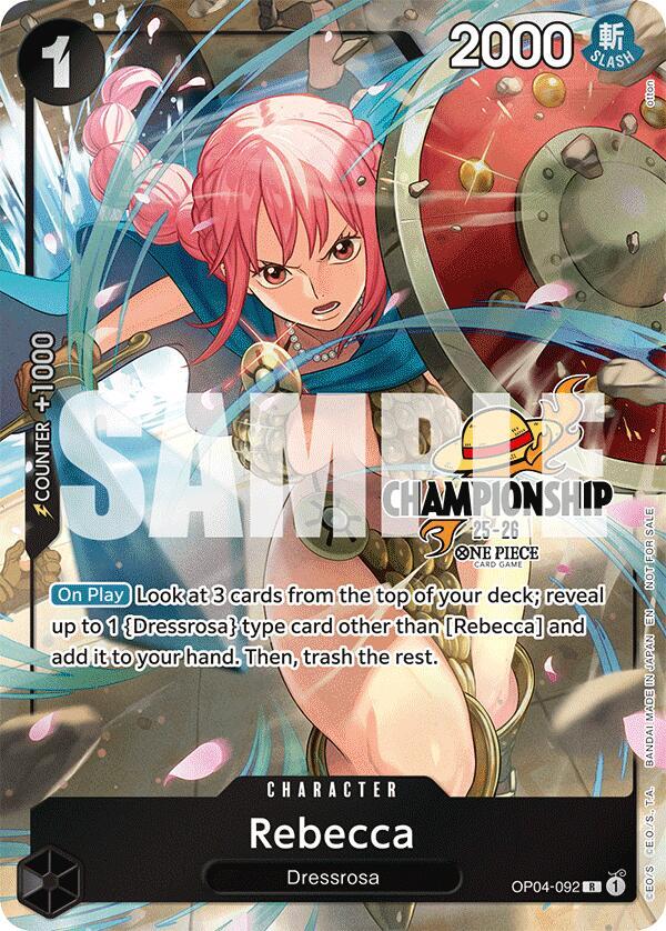 Rebecca (CS 25-26 Celebration Pack) OP04-092 One Piece card