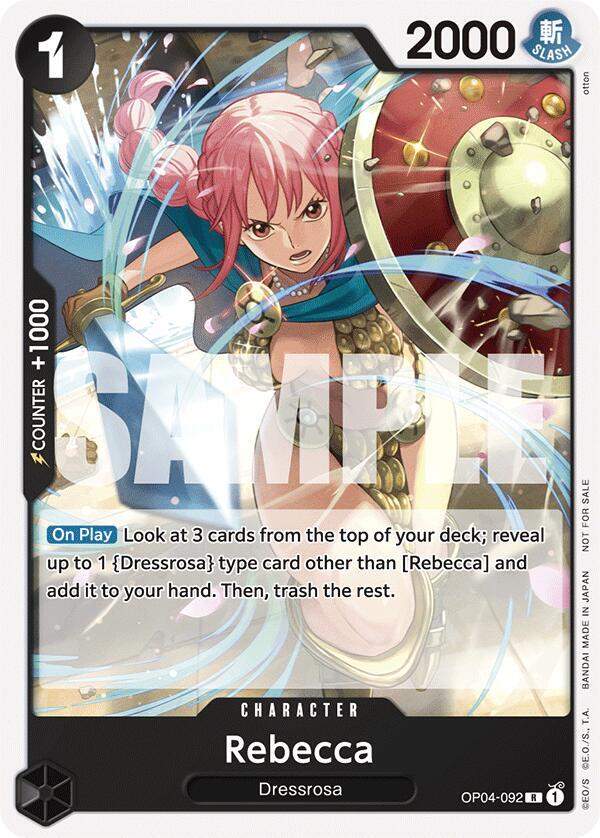 Rebecca (Tournament Pack 2025 Vol. 2) OP04-092 One Piece card