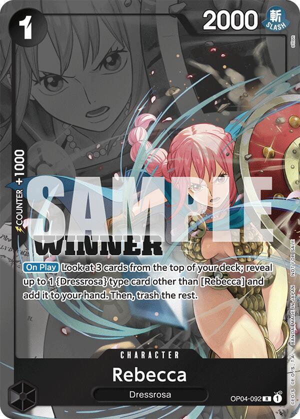 Rebecca (Winner Pack 2025 Vol. 2) OP04-092 One Piece card