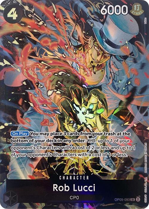 Rob Lucci (Illustration Box EX) OP05-093 One Piece card