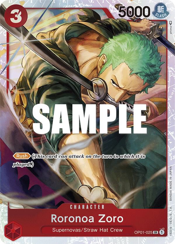 Roronoa Zoro - OP01-025 (Ultra Deck: The Three Captains) OP01-025 One Piece card