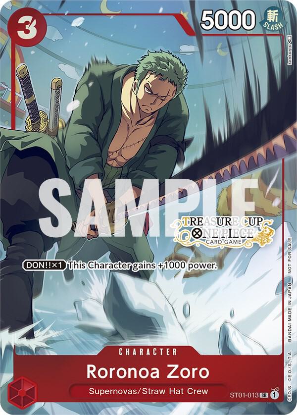 Roronoa Zoro - ST01-013 (Treasure Cup) ST01-013 One Piece card