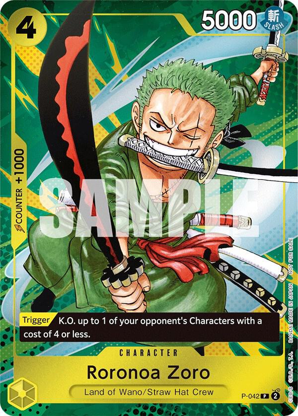 Roronoa Zoro (Event Pack Vol. 3) P-042 One Piece card