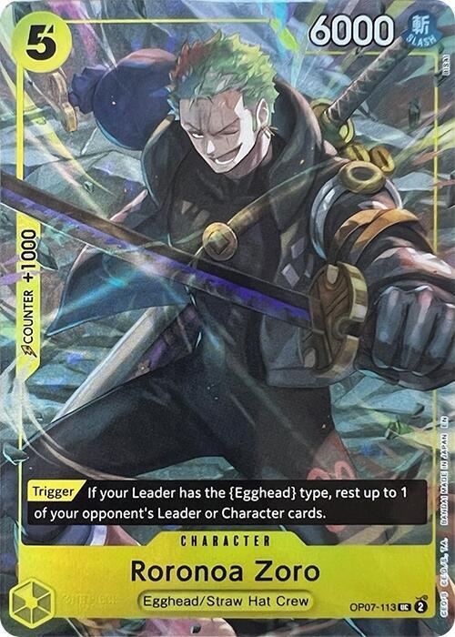 Roronoa Zoro (Illustration Box Vol.3) OP07-113 One Piece card