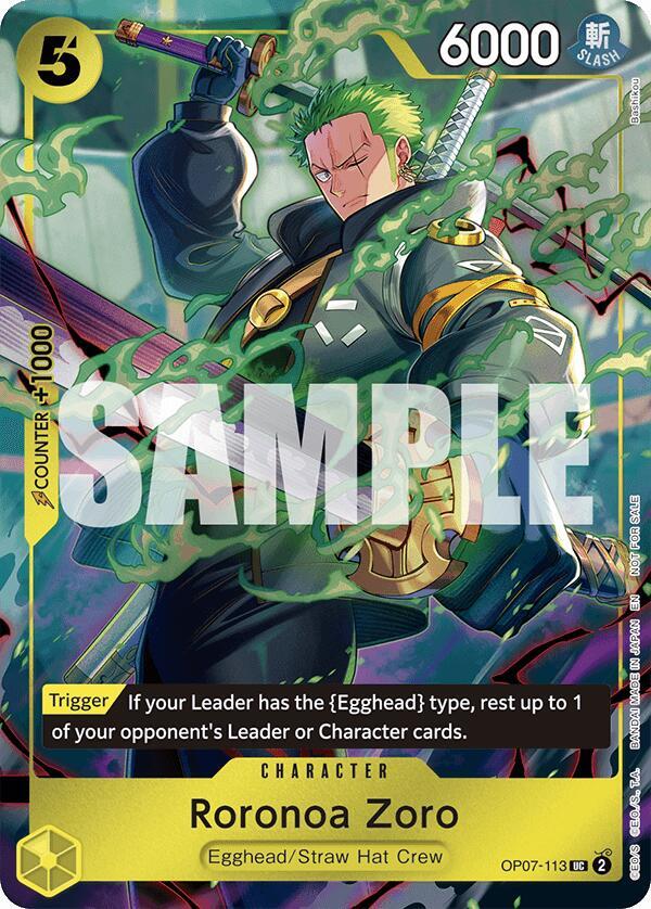 Roronoa Zoro (One Piece Day Dallas 2025) OP07-113 One Piece card