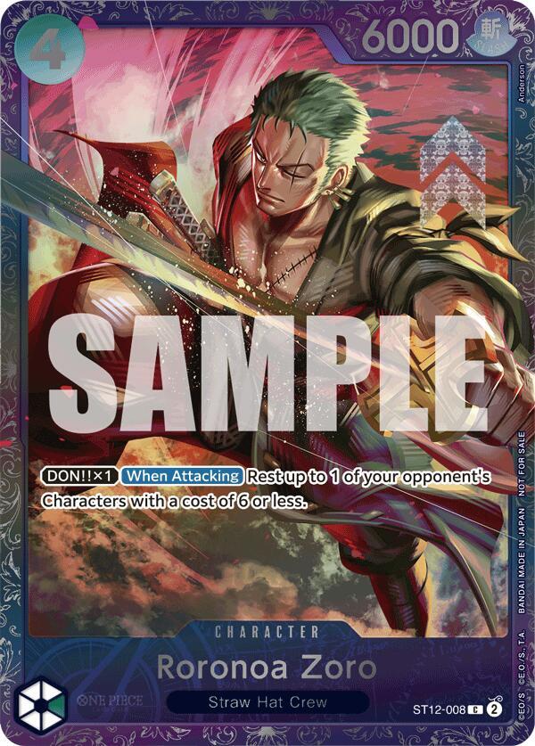 Roronoa Zoro (Treasure Cup 2024) ST12-008 One Piece card