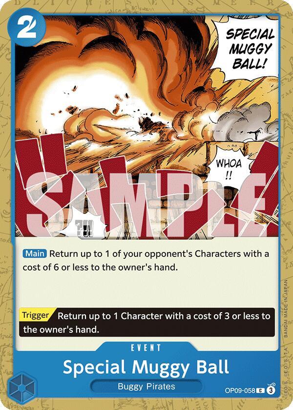 Special Muggy Ball OP09-058 One Piece card