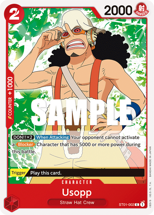 Usopp ST01-002 One Piece card