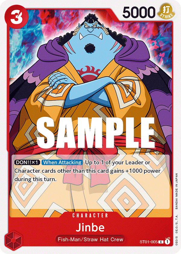 Jinbe ST01-005 One Piece card