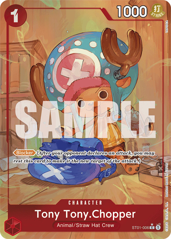 Tony Tony.Chopper (ST01-006) (Alternate Art) ST01-006 One Piece card