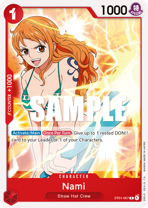 Nami ST01-007 One Piece card
