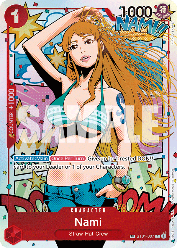 Nami (TR) ST01-007 One Piece card