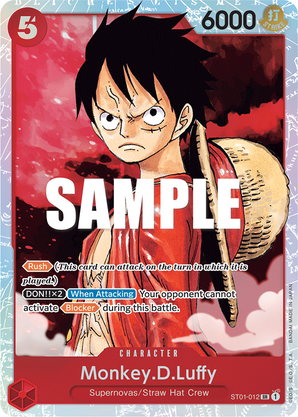Monkey.D.Luffy (012) ST01-012 One Piece card