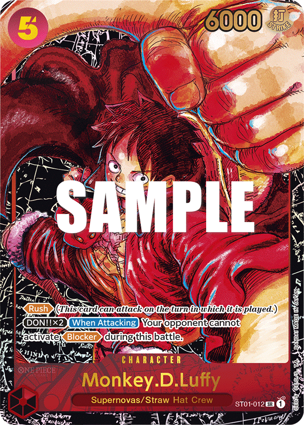 Monkey.D.Luffy (012) (Alternate Art) ST01-012 One Piece card