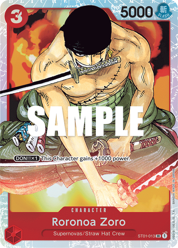 Roronoa Zoro ST01-013 One Piece card
