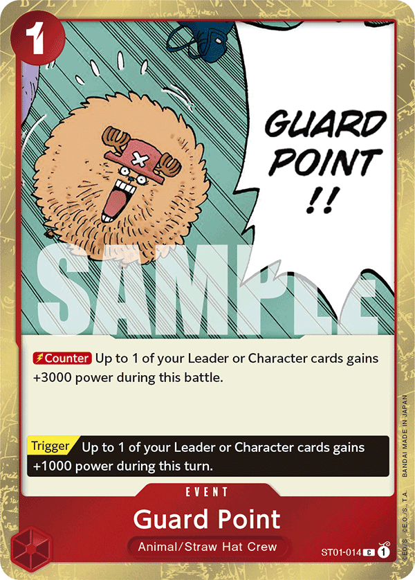 Guard Point (Jolly Roger Foil) ST01-014 One Piece card