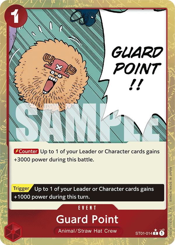 Guard Point (Textured Foil) ST01-014 One Piece card
