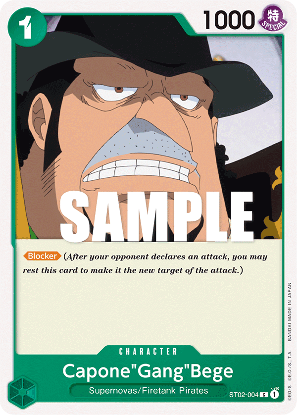 Capone"Gang"Bege ST02-004 One Piece card