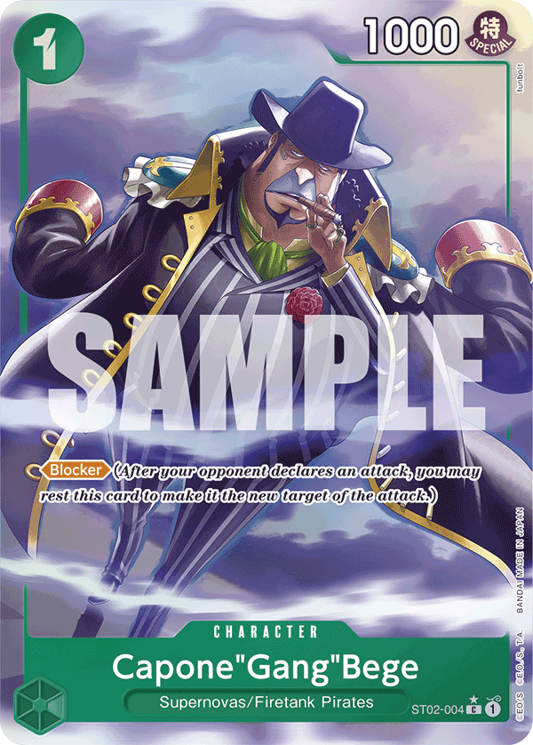 Capone"Gang"Bege (ST02-004) (Full Art) ST02-004 One Piece card
