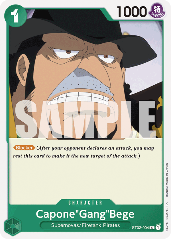 Capone"Gang"Bege ST02-004 One Piece card