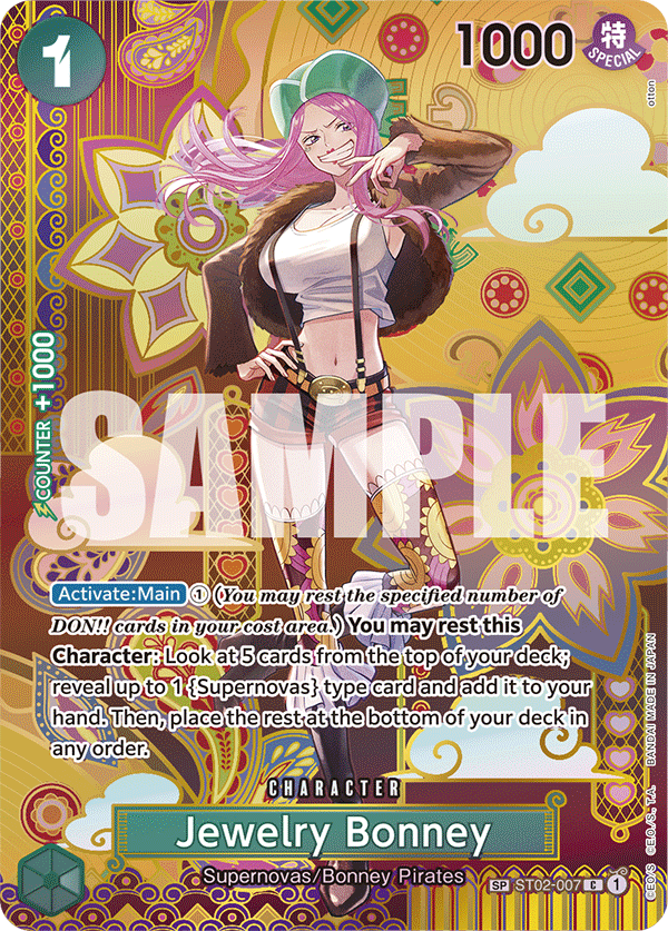 Jewelry Bonney (SP) ST02-007 One Piece card