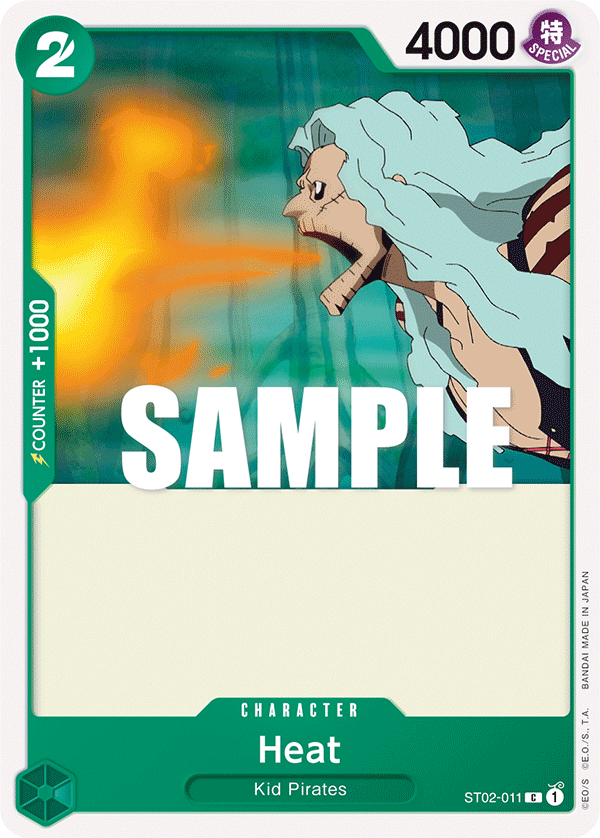 Heat ST02-011 One Piece card