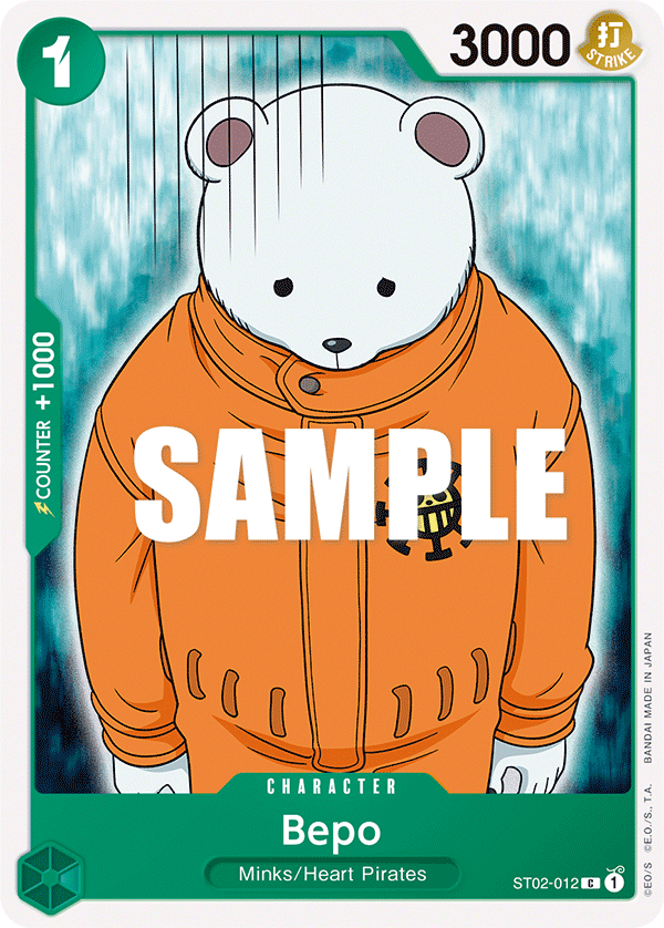 Bepo ST02-012 One Piece card