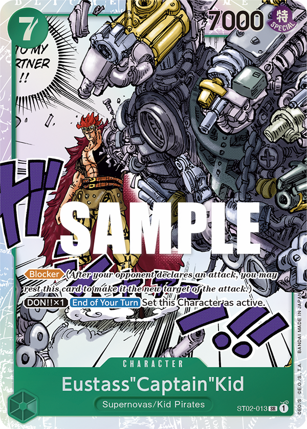 Eustass"Captain"Kid (013) ST02-013 One Piece card