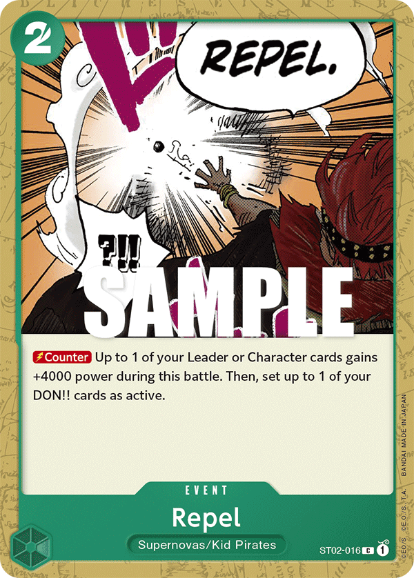 Repel ST02-016 One Piece card