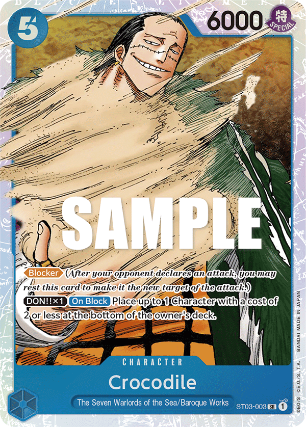 Crocodile (003) ST03-003 One Piece card