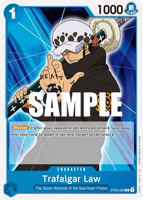 Trafalgar Law ST03-008 One Piece card