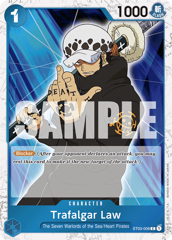 Trafalgar Law (ST03-008) (Jolly Roger Foil) ST03-008 One Piece card