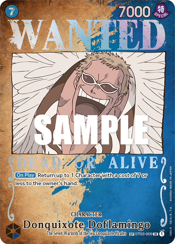 Donquixote Doflamingo (Wanted Poster) ST03-009