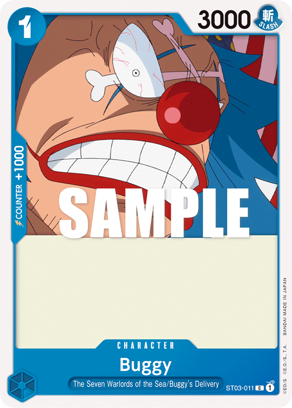 Buggy ST03-011 One Piece card