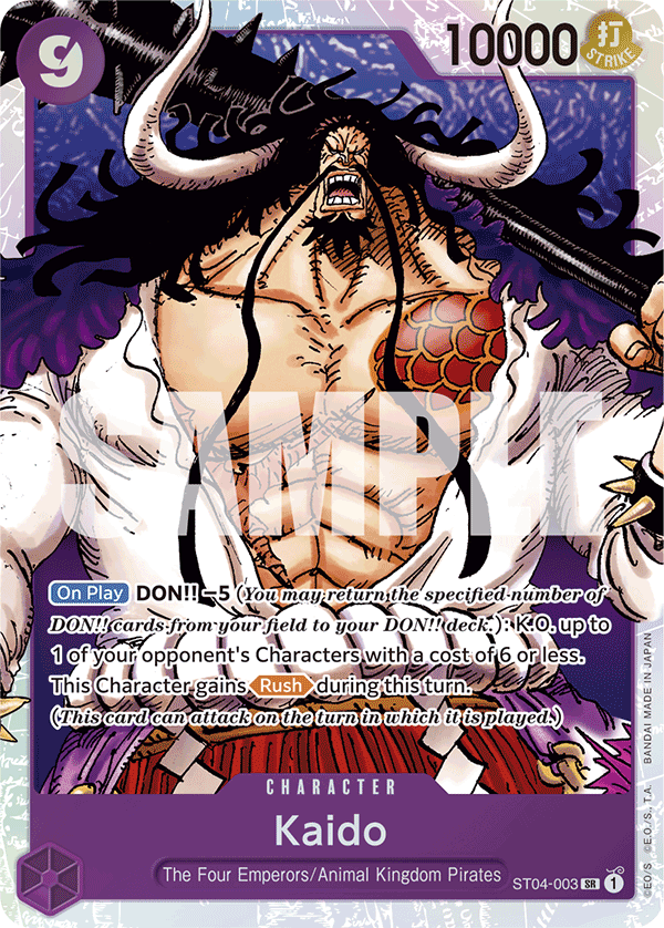 Kaido ST04-003 One Piece card