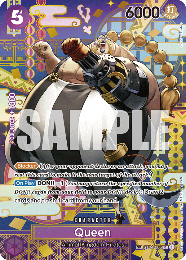 Queen (SP) ST04-005 One Piece card