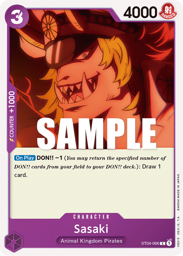 Sasaki ST04-006 One Piece card