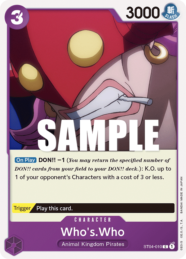 Who's.Who ST04-010 One Piece card