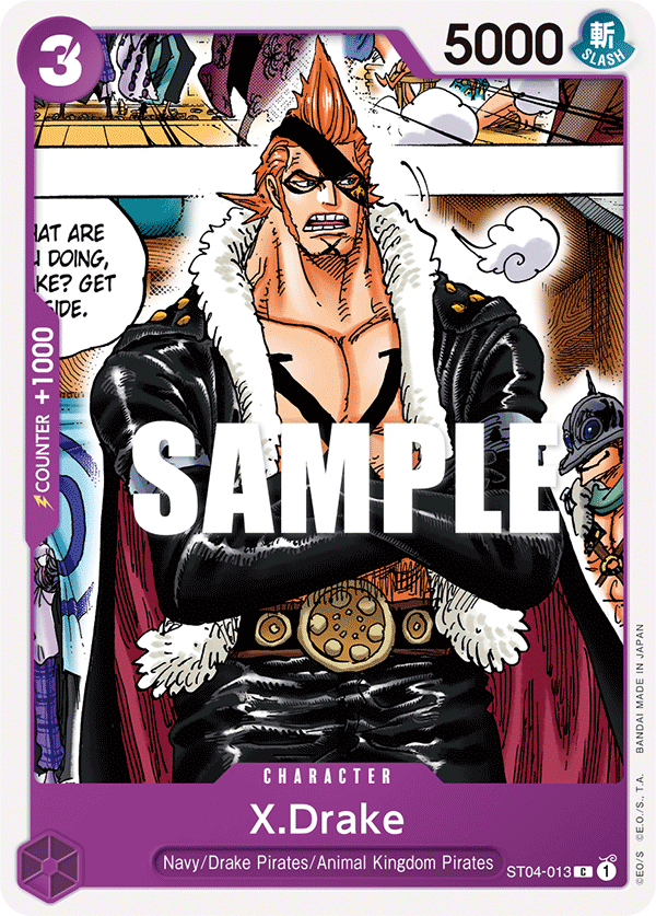 X.Drake ST04-013 One Piece card