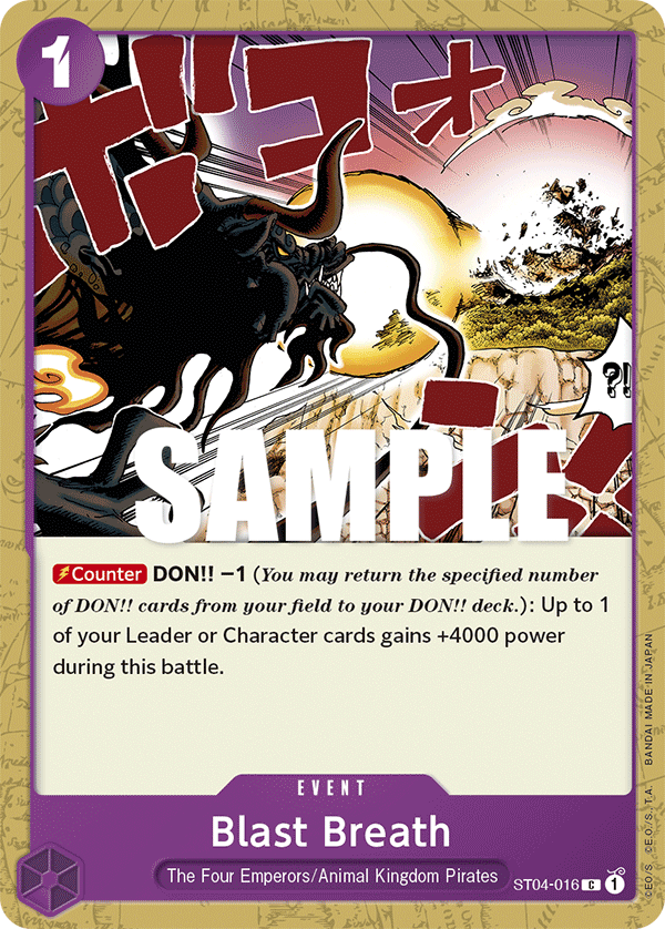 Blast Breath ST04-016 One Piece card