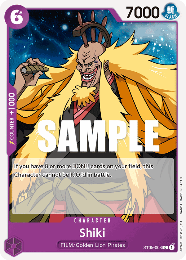 Shiki ST05-008 One Piece card