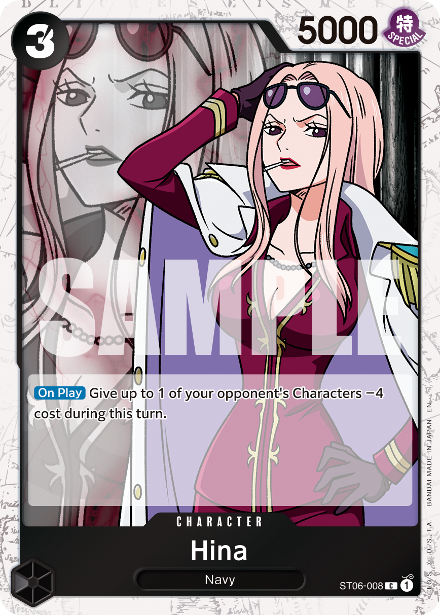 Hina (Pirate Foil) ST06-008 One Piece card