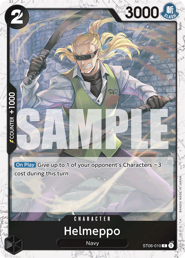Helmeppo (Jolly Roger Foil) ST06-010 One Piece card