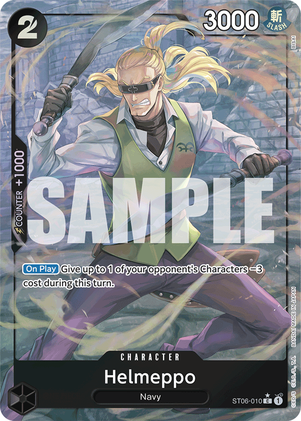 Helmeppo (Full Art) ST06-010 One Piece card