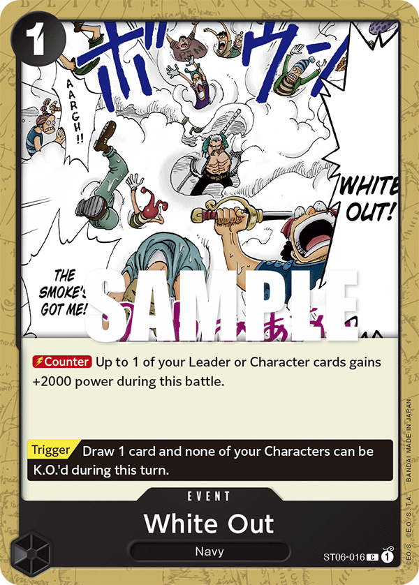 White Out ST06-016 One Piece card