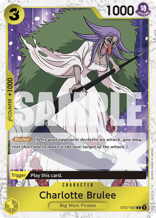 Charlotte Brulee (Jolly Roger Foil) ST07-007 One Piece card