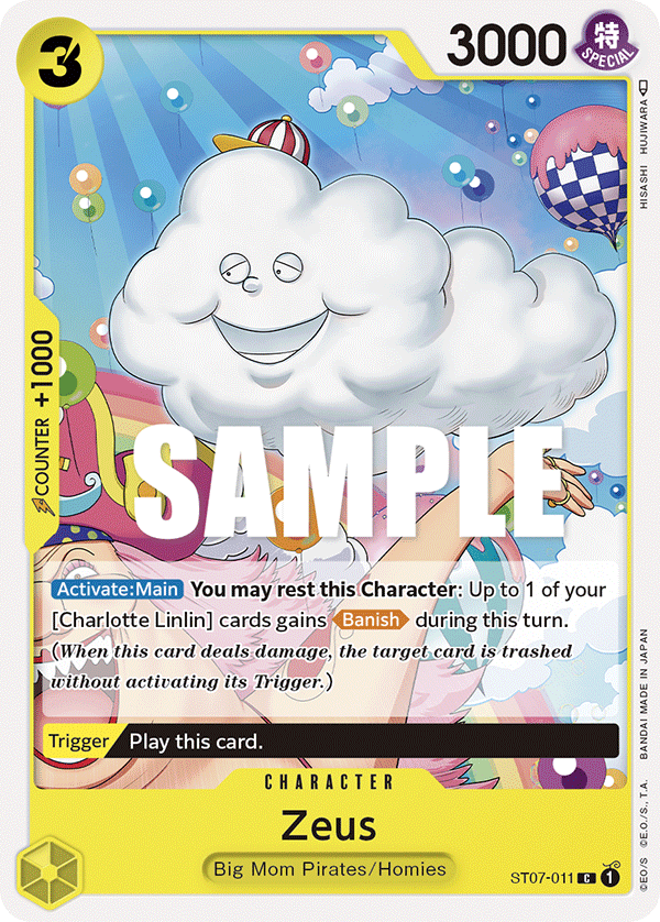 Zeus ST07-011 One Piece card