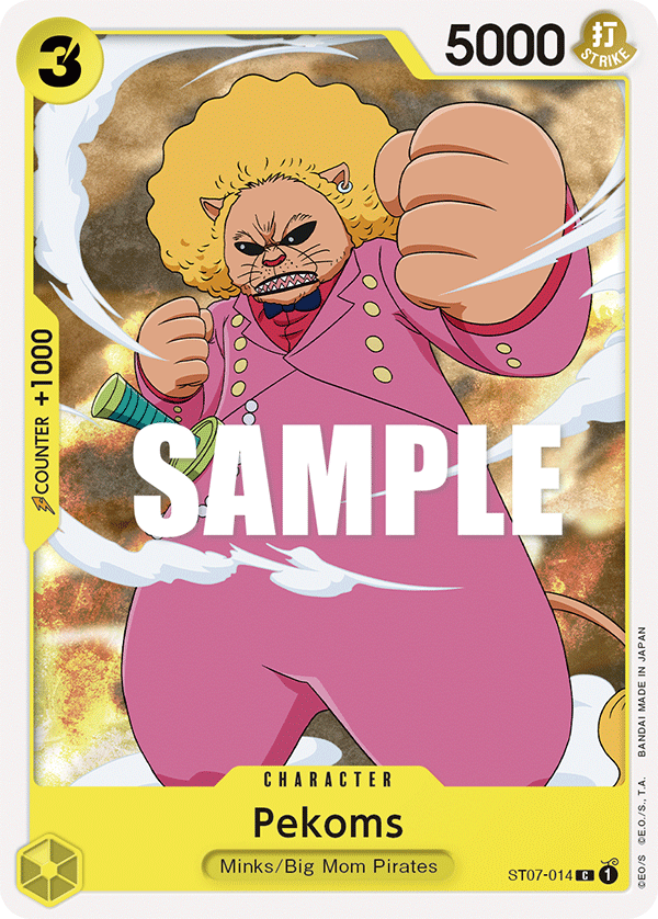 Pekoms ST07-014 One Piece card