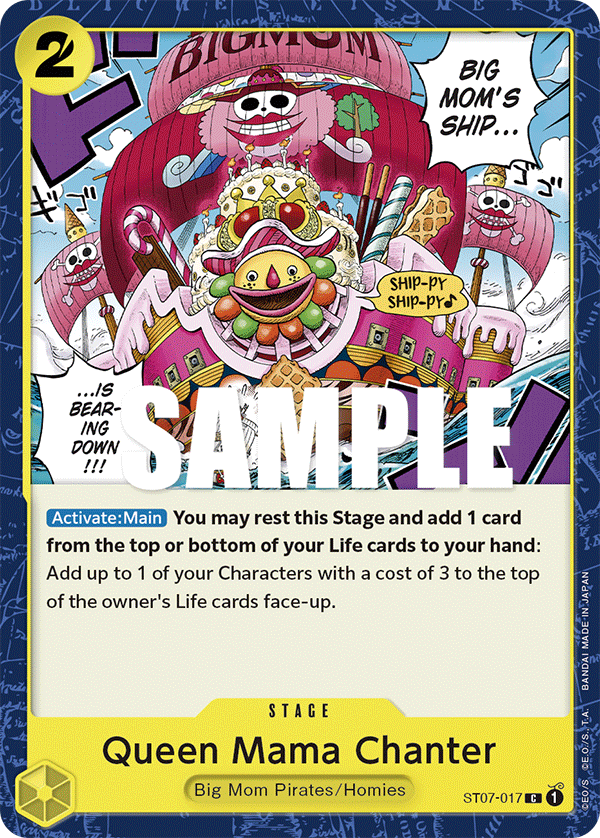 Queen Mama Chanter ST07-017 One Piece card