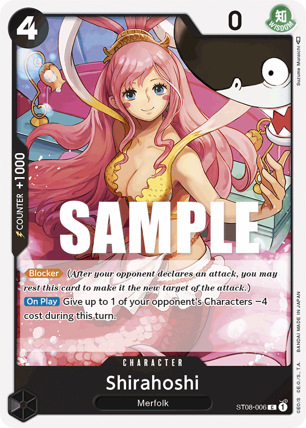 Shirahoshi ST08-006 One Piece card